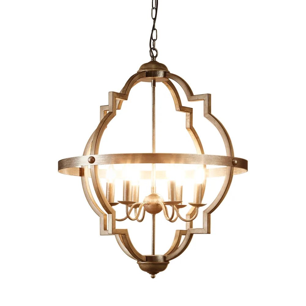 Hyatt Ceiling Pendant Extra Large Rust BrownEmac & LawtonELZR74304XL- Grand Chandeliers