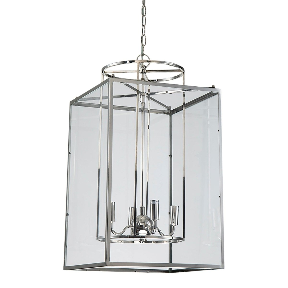 Lennox Four Light Pendant In NickelOne World CollectionsJK0629N- Grand Chandeliers