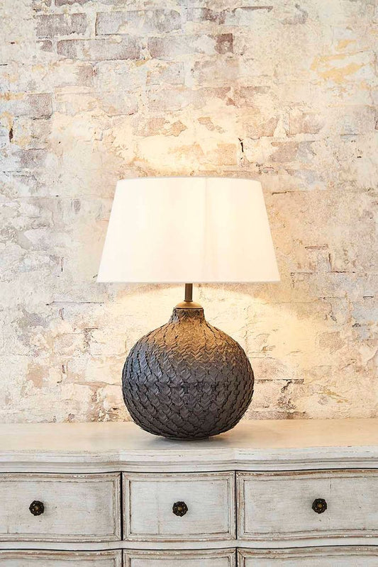 Topiary - Bronze - Metal Ball Table Lamp with Metal Leaves Base OnlyEmac & LawtonELANK33001ANT- Grand Chandeliers