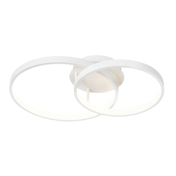 Zola 2 Lights White Close To CeilingCougar LightingZOLA2WHT- Grand Chandeliers